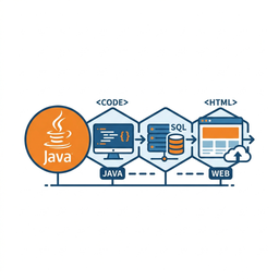 Java 웹 개발 아이콘
